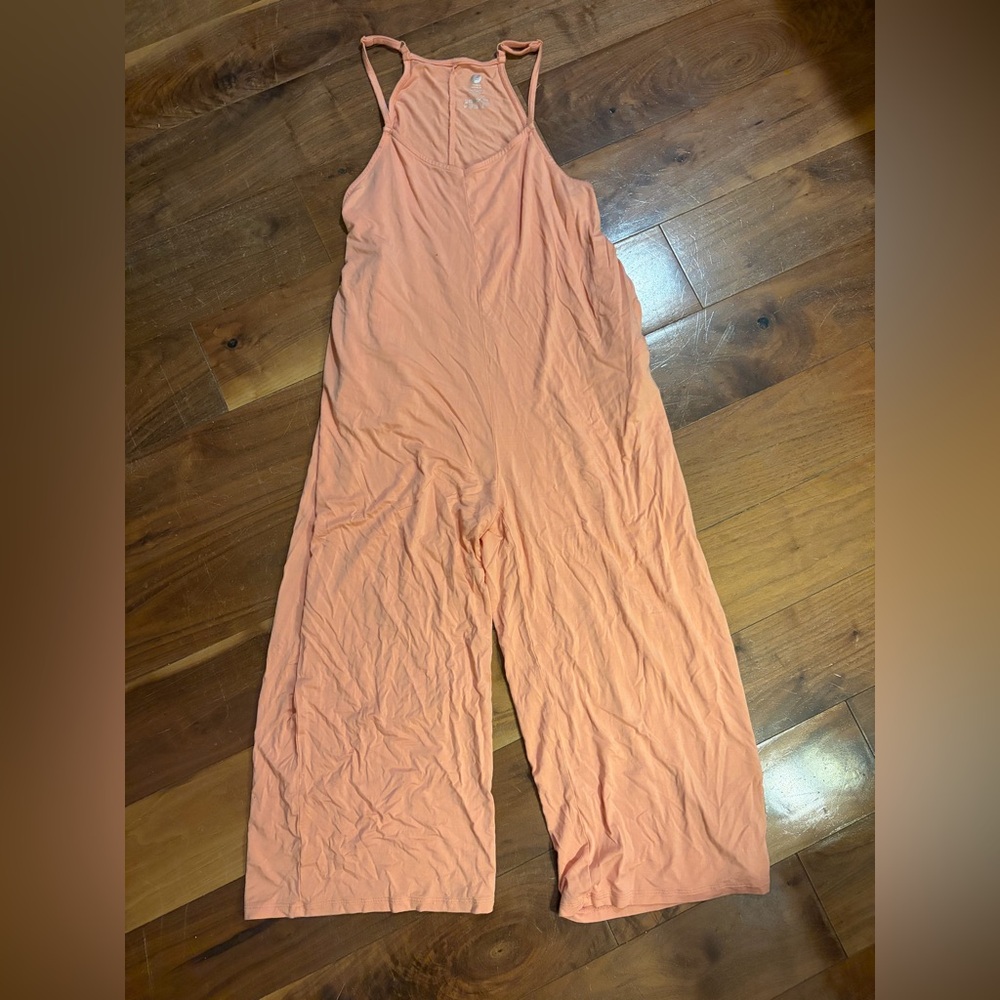 Kindred Bravely Peach Sleeveless Jumpsuit